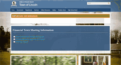 Desktop Screenshot of lincolnri.org